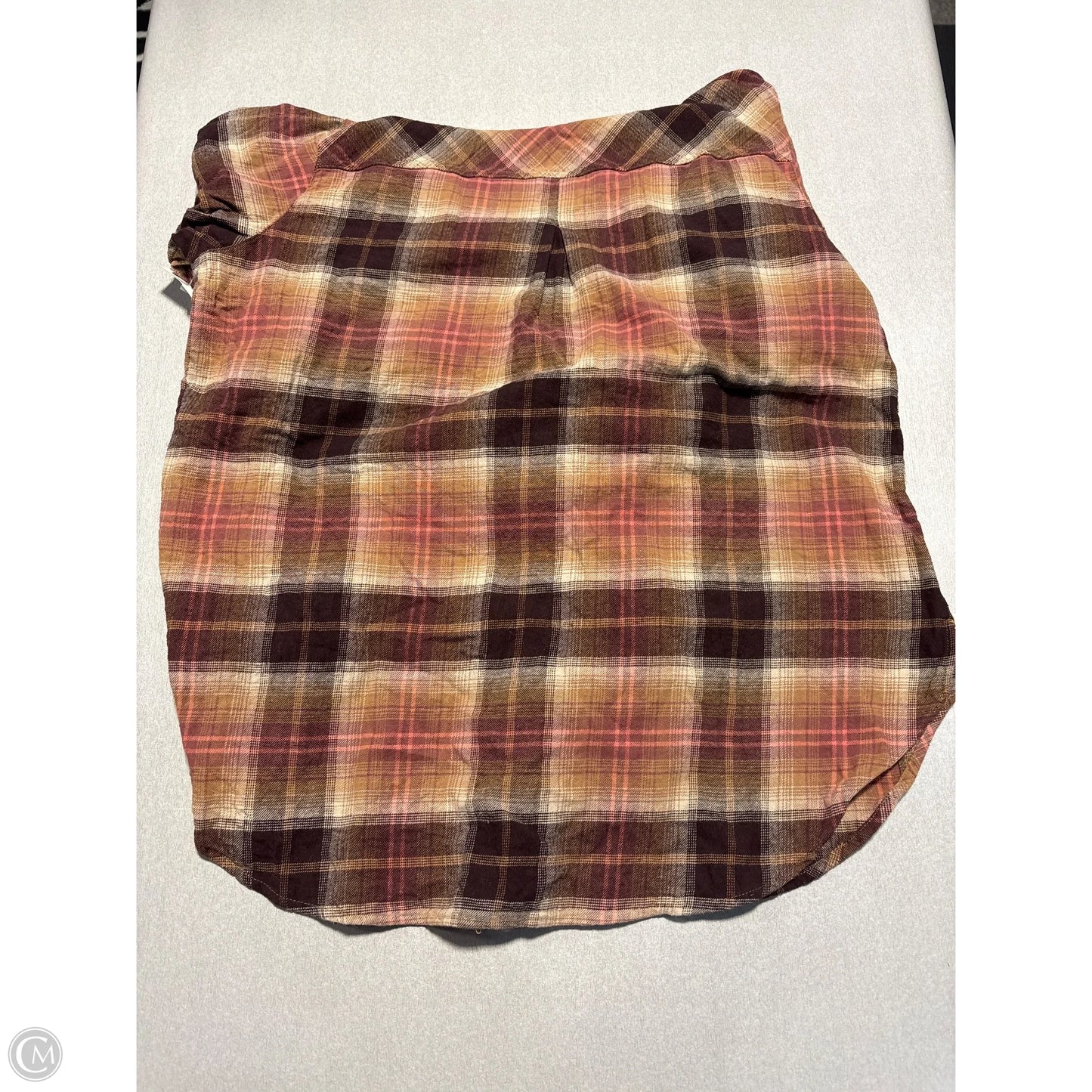 Top Long Sleeve By Columbia In Plaid Pattern, Size: Xxl