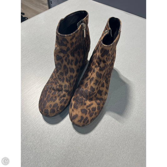 Boots Ankle Flats By Circus By Sam Edelman In Animal Print, Size: 8