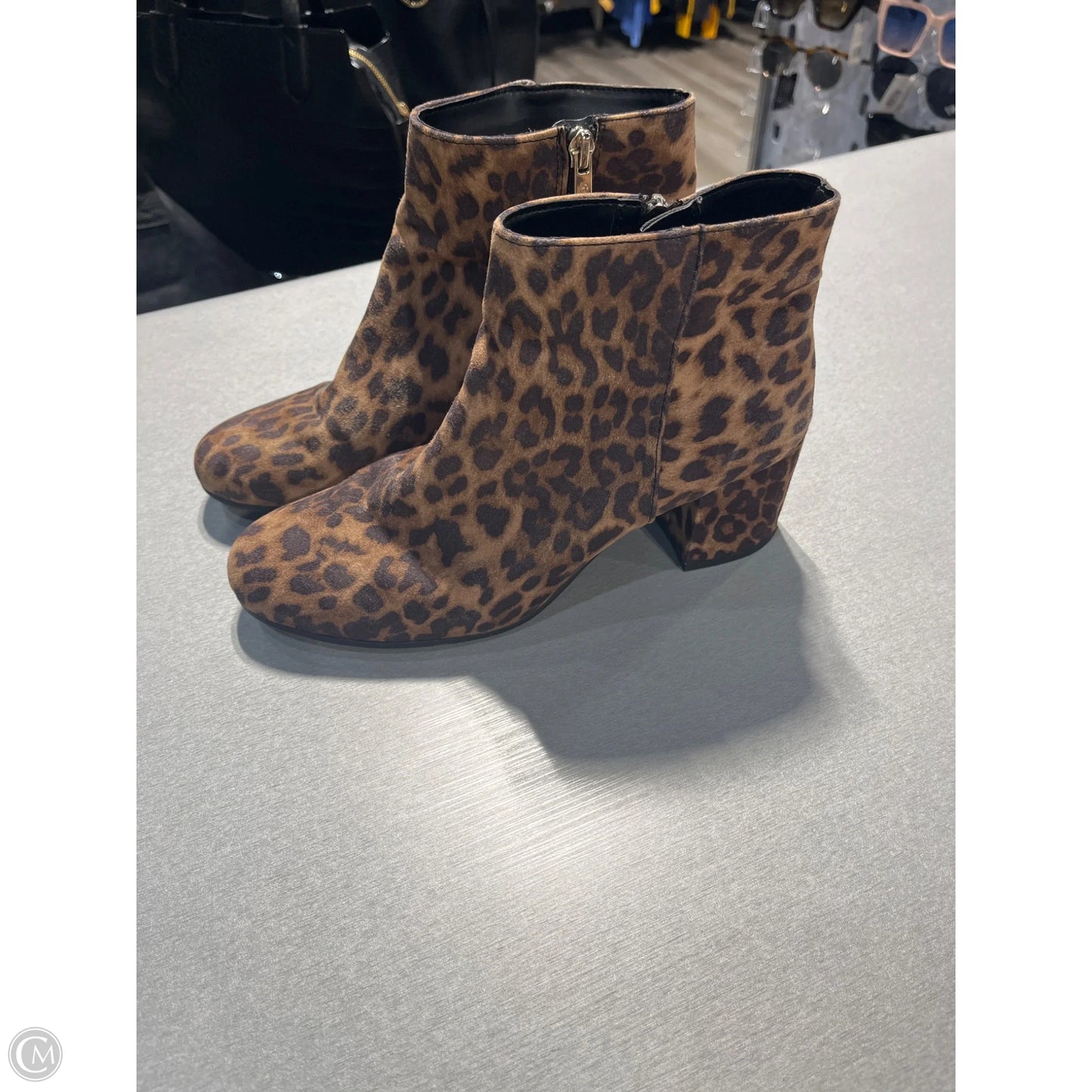 Boots Ankle Flats By Circus By Sam Edelman In Animal Print, Size: 8