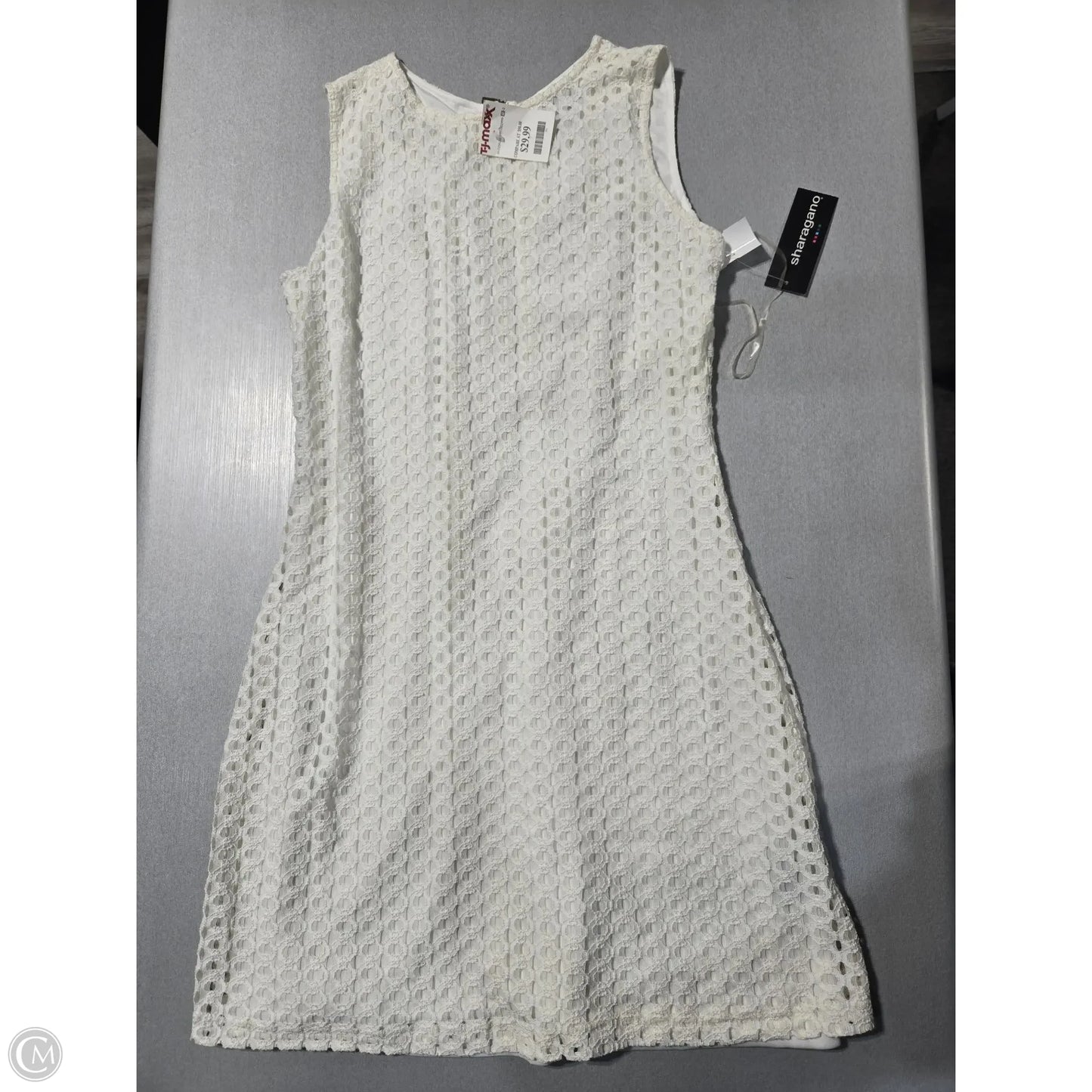 Dress Casual Short By Sharagano In Cream, Size: L
