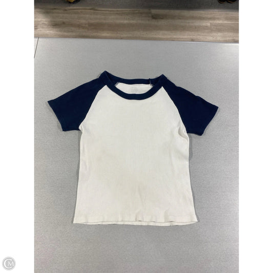 Top Short Sleeve Basic By John Galt In White, Size: S