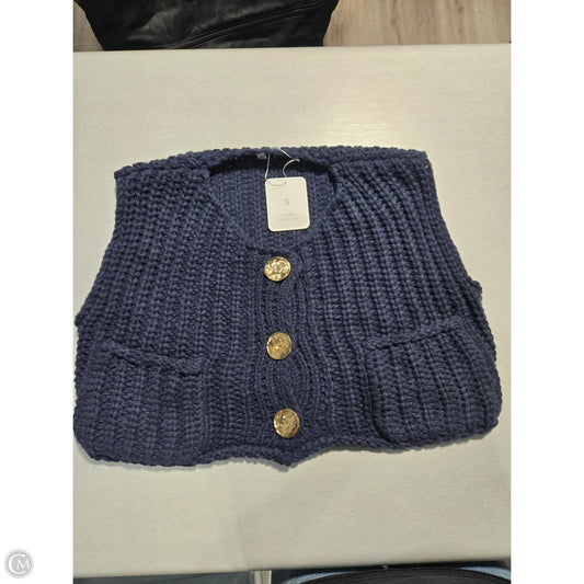 Vest Sweater By Cmc In Navy, Size: S