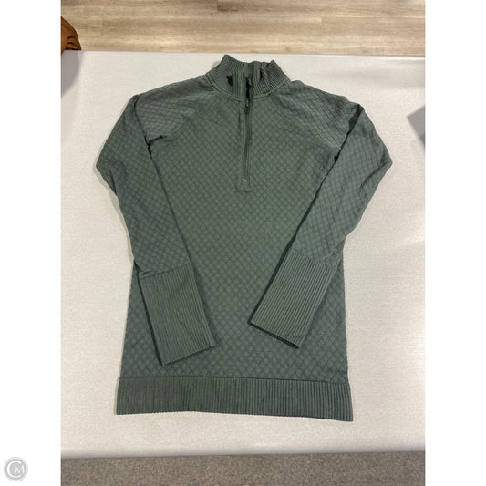 Athletic Top Long Sleeve Crewneck By Lululemon In Green, Size: S