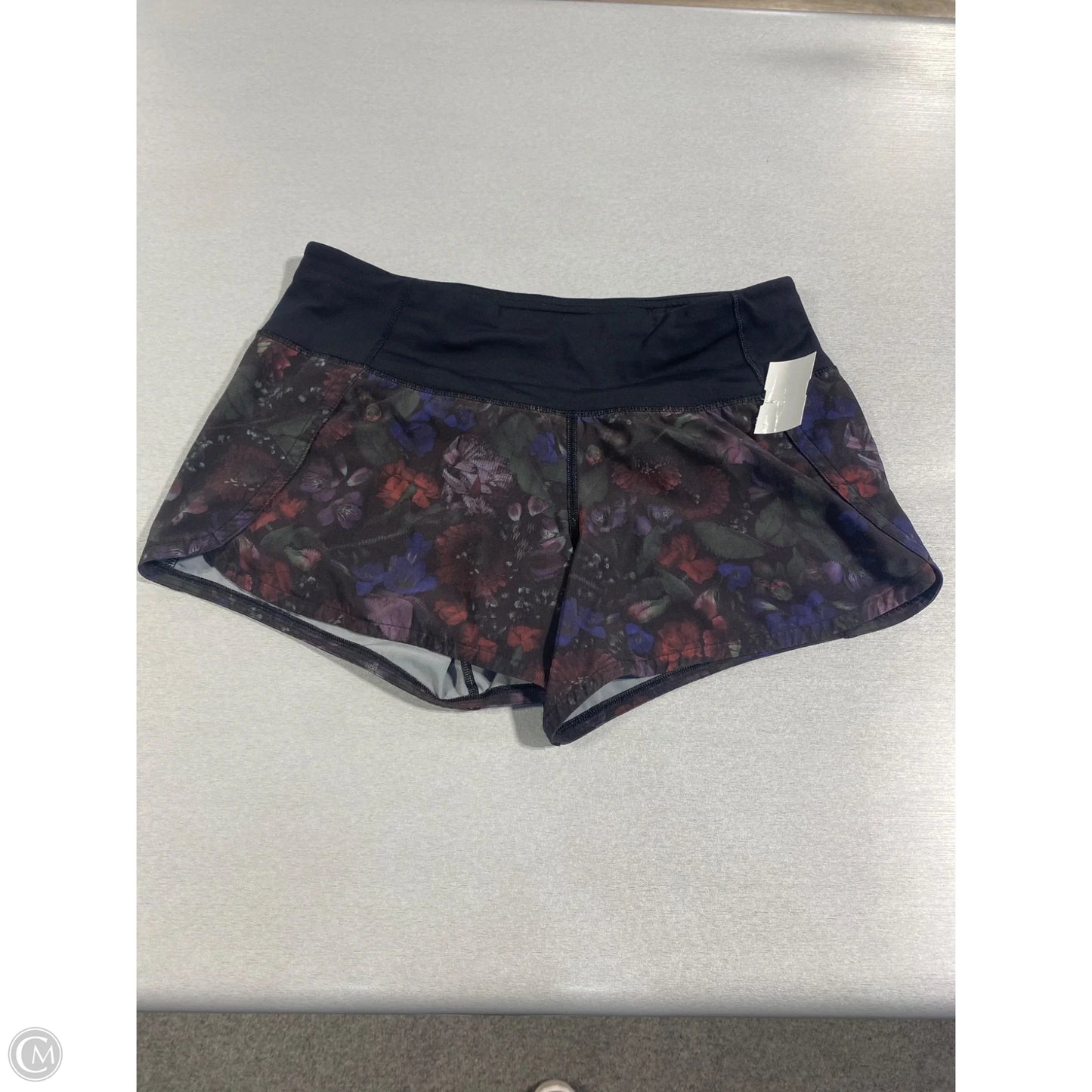 Athletic Shorts By Lululemon In Floral Print, Size: S
