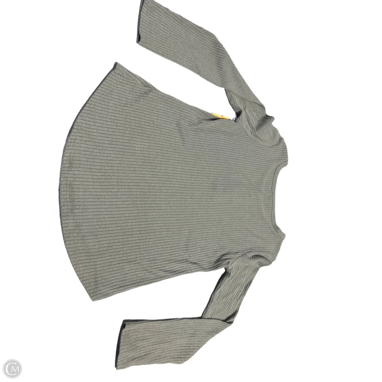 Top Long Sleeve By Cme In Plaid Pattern, Size: L