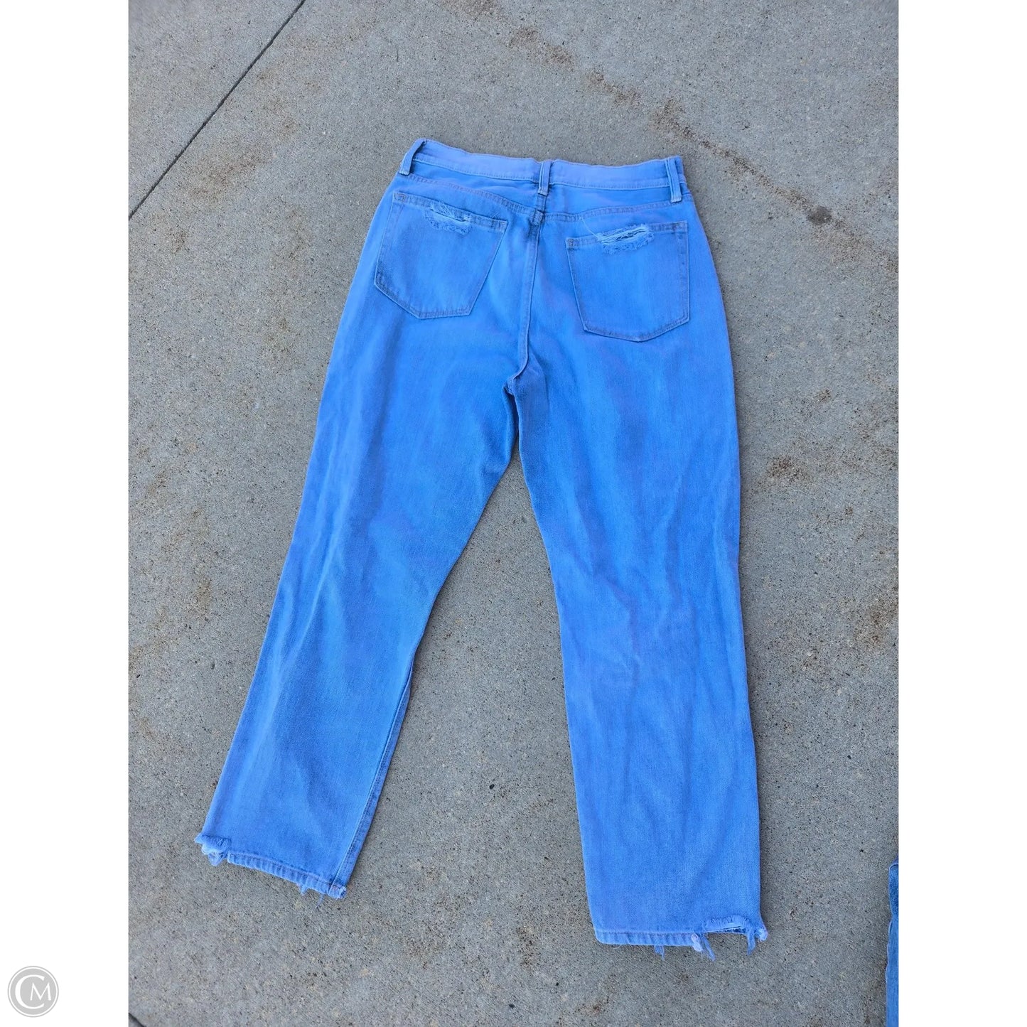 Jeans Straight By Just Black In Blue Denim, Size: 8