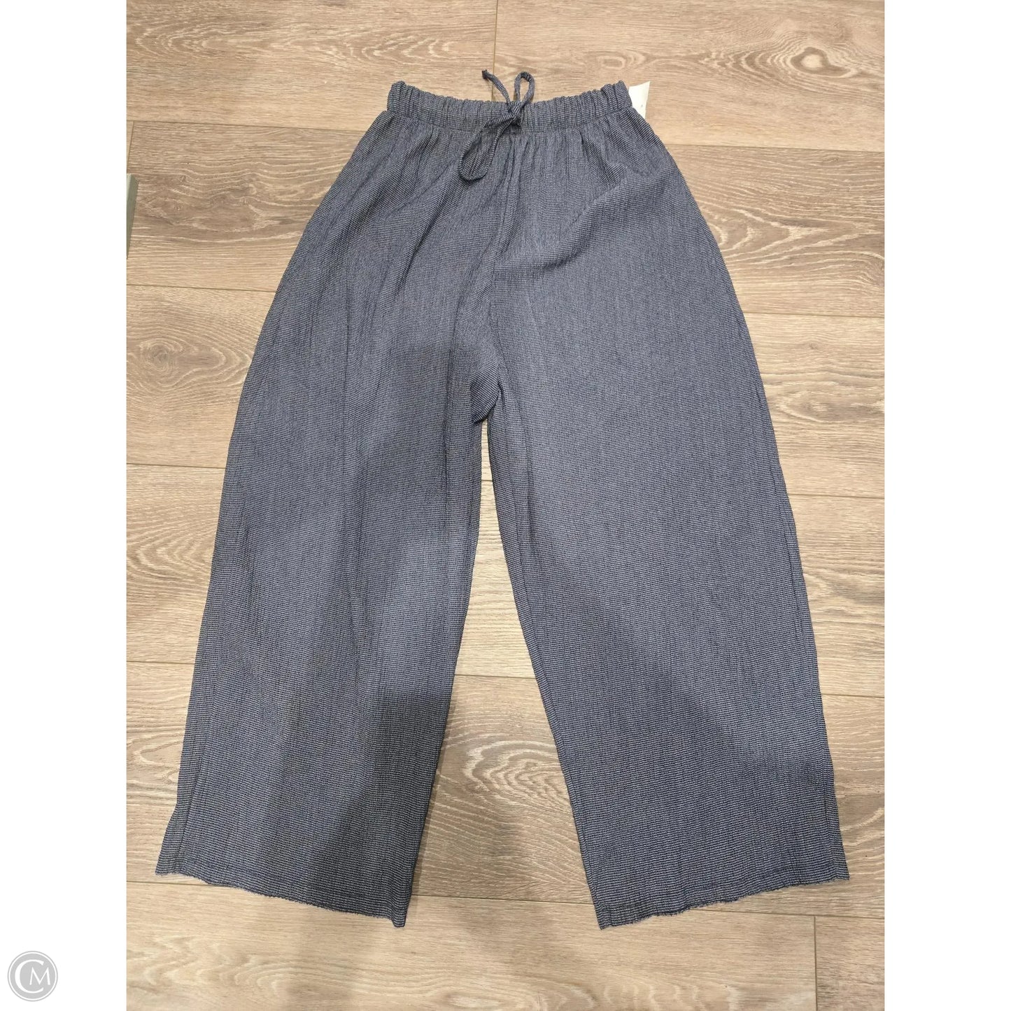 Pants Linen By Zara In Navy, Size: 8