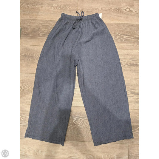 Pants Linen By Zara In Navy, Size: 8