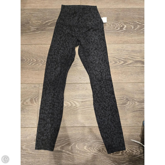 Athletic Leggings By Lululemon In Animal Print, Size: Xs