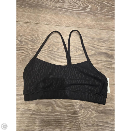 Athletic Bra By Lululemon In Black, Size: S