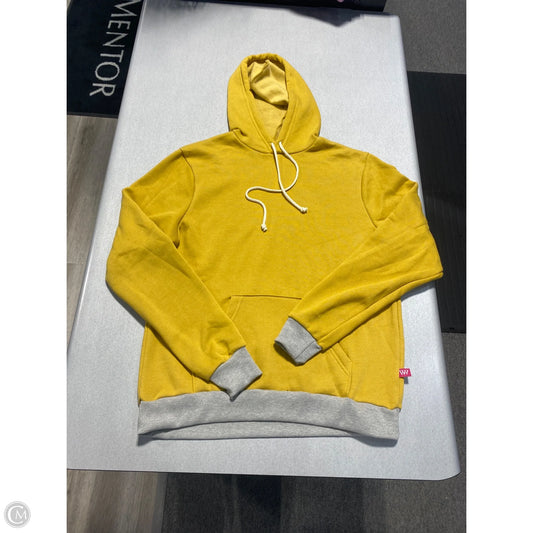 Sweatshirt Hoodie By Cmc In Yellow, Size: M