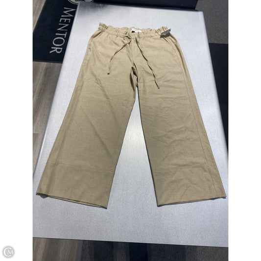 Pants Linen By Liverpool In Tan, Size: M