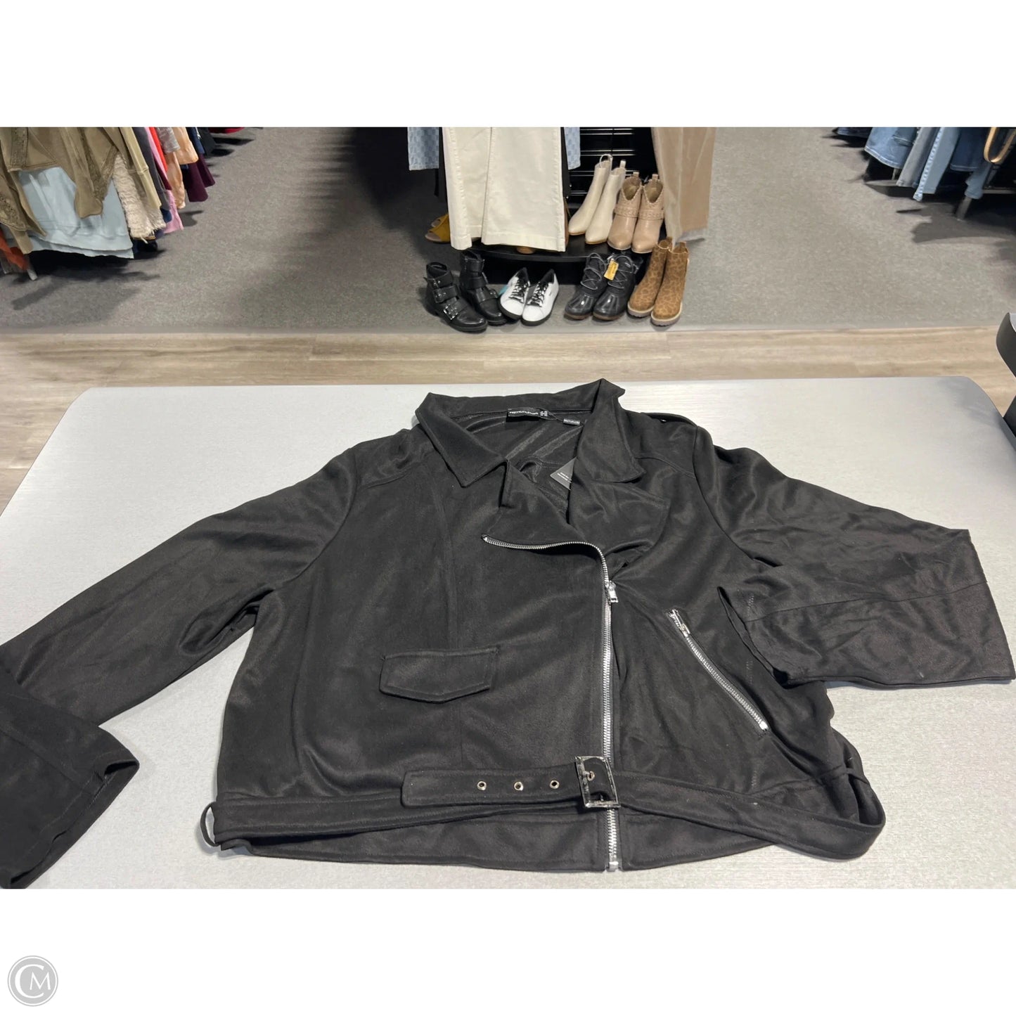 Jacket Other By Pretty Little Thing In Black, Size: 22