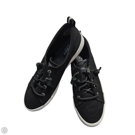 Shoes Sneakers By Sperry In Black, Size: 9.5
