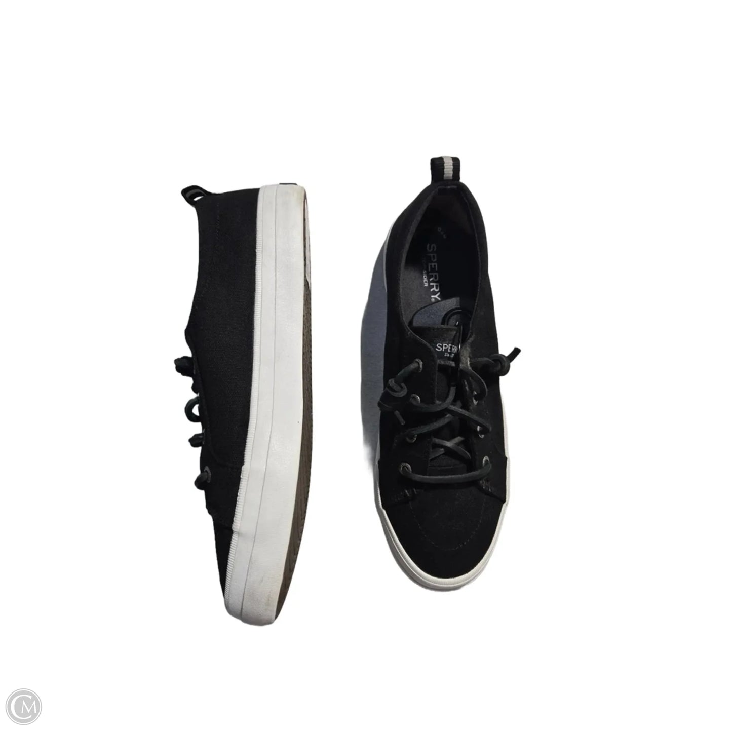 Shoes Sneakers By Sperry In Black, Size: 9.5
