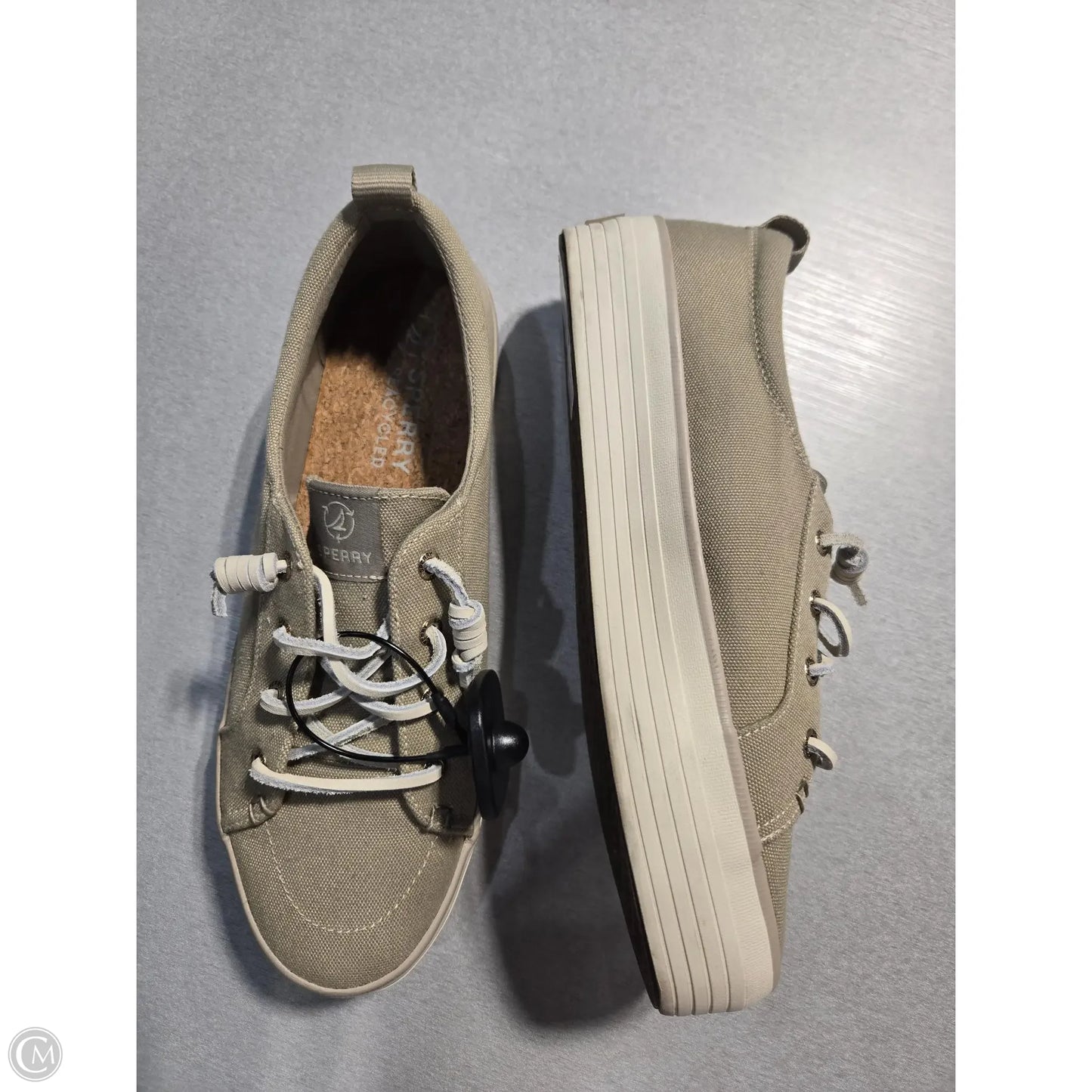 Shoes Sneakers By Sperry In Tan, Size: 9