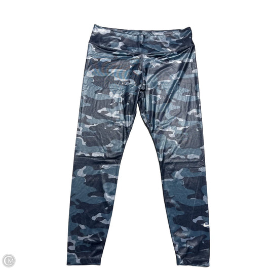Athletic Leggings By Nike In Blue, Size: Xxl