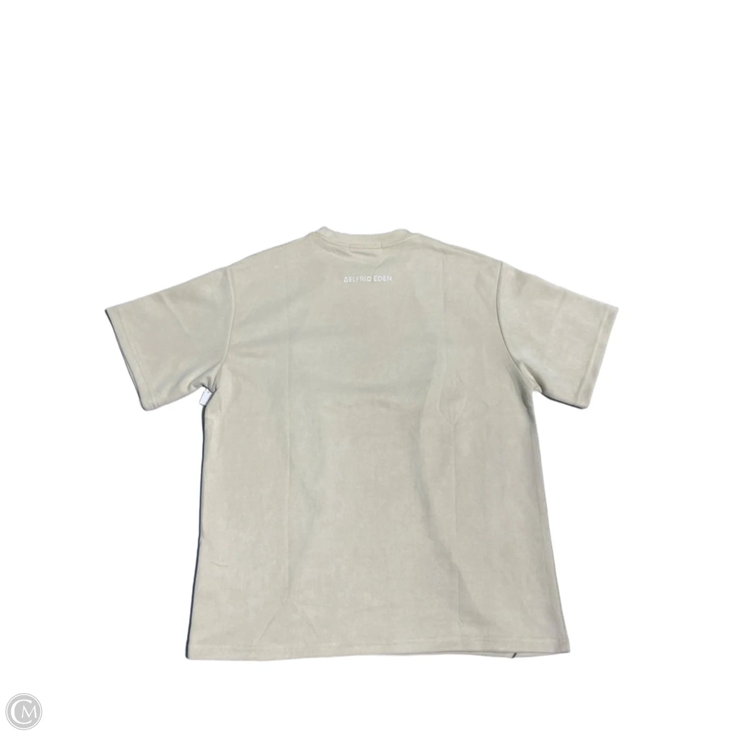 Top Short Sleeve By Cmc In Cream, Size: Xs