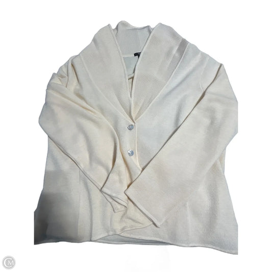 Cardigan By Alfani In Cream, Size: 3x