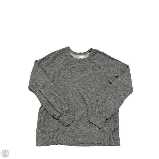 Top Long Sleeve By Evereve In Grey, Size: S