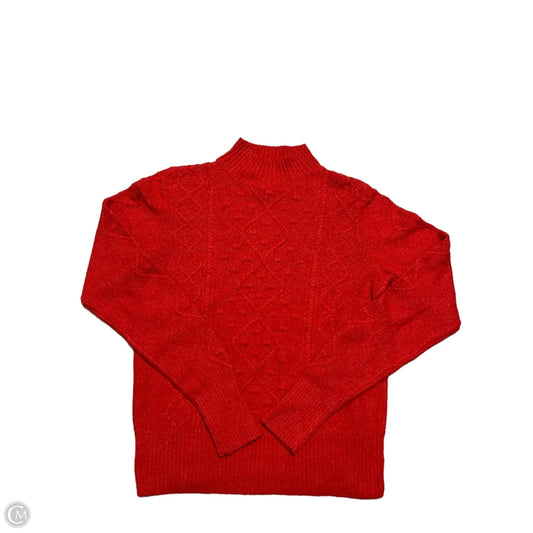 Sweater By Lucky Brand In Red, Size: Xs