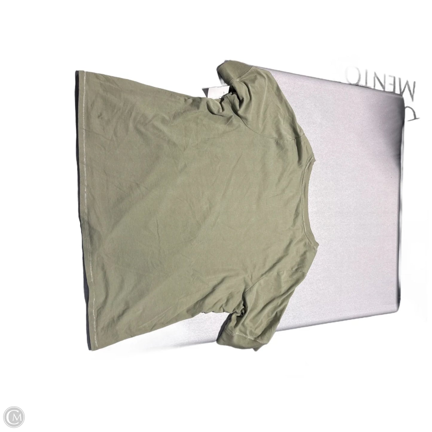 Top Short Sleeve By Relativity In Green, Size: 2x