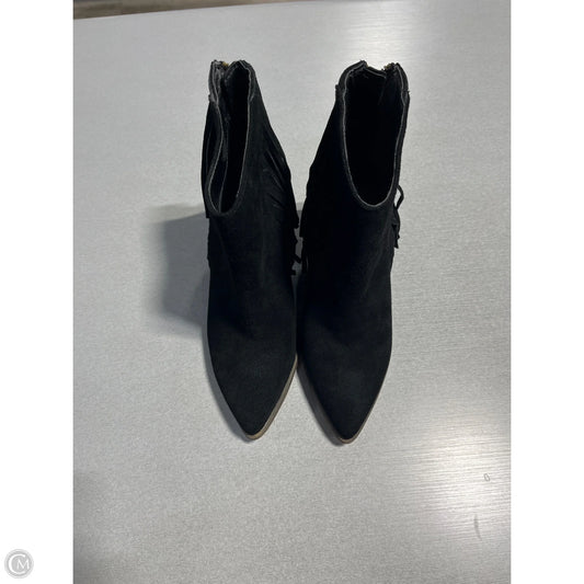 Boots Ankle Flats By Steve Madden In Black, Size: 7