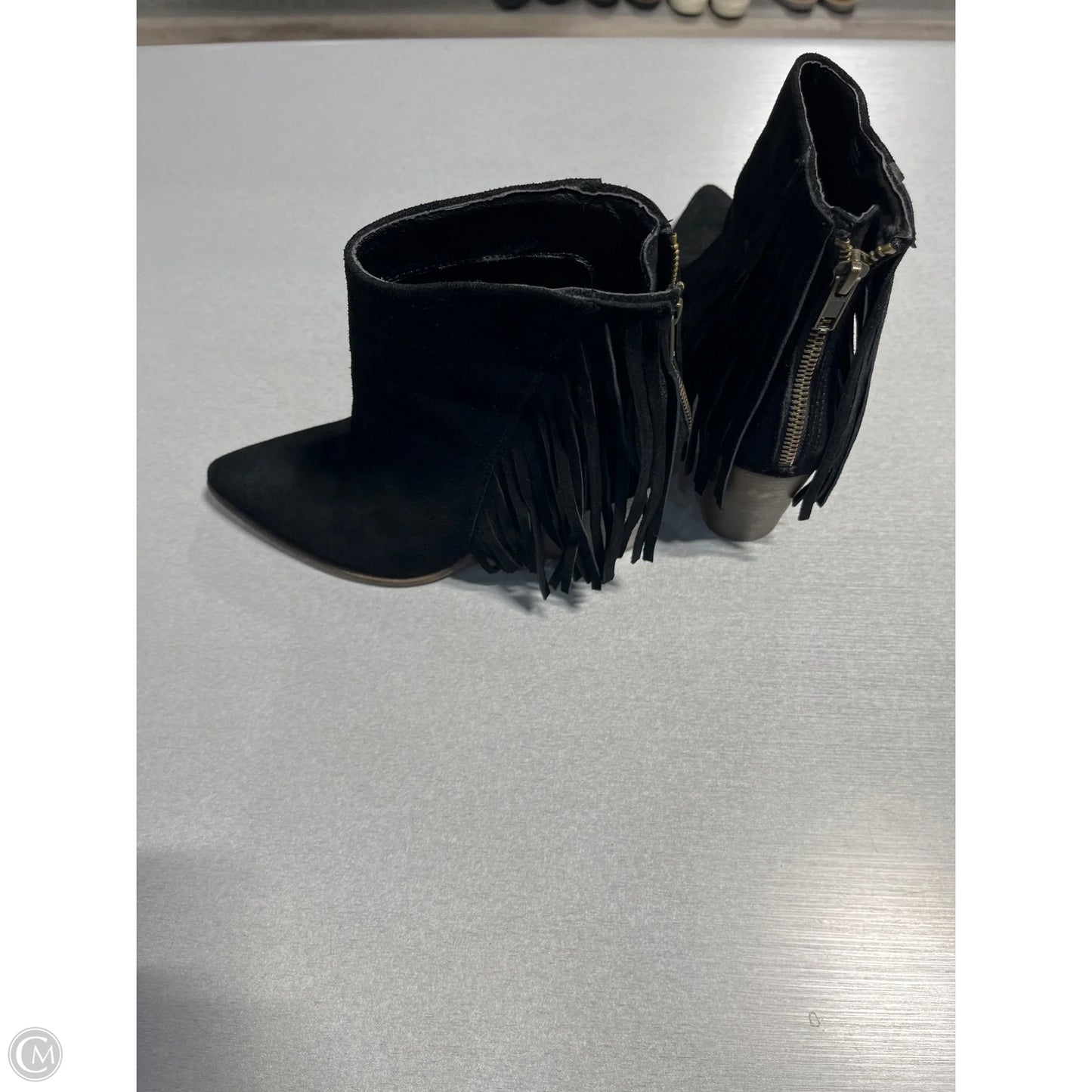 Boots Ankle Flats By Steve Madden In Black, Size: 7