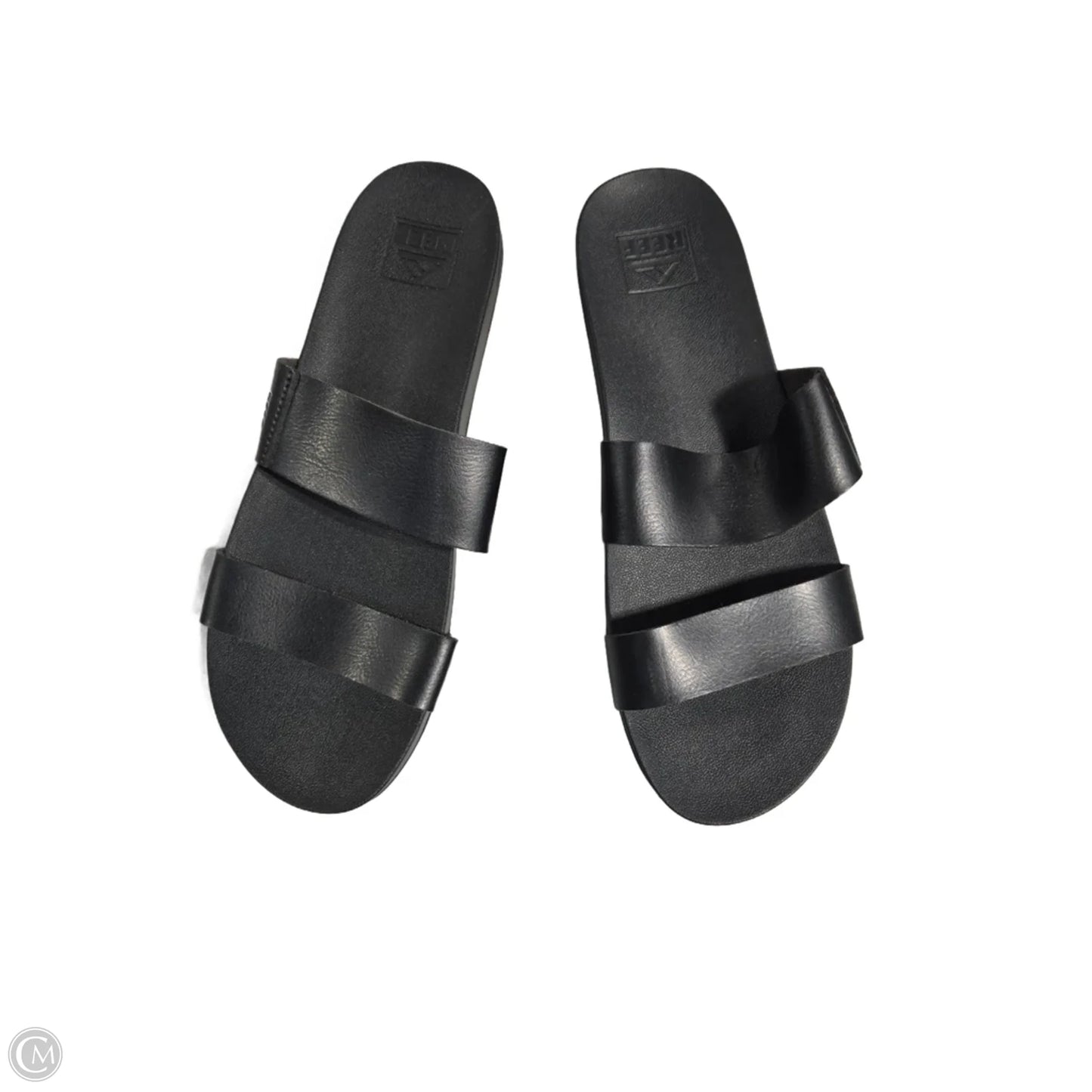 Sandals Flats By Reef In Black, Size: 11