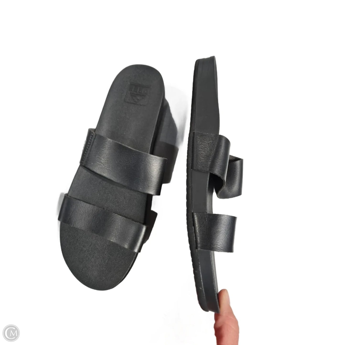 Sandals Flats By Reef In Black, Size: 11