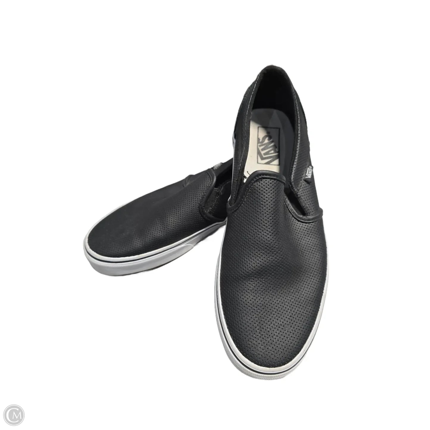 Shoes Flats By Vans In Black, Size: 11