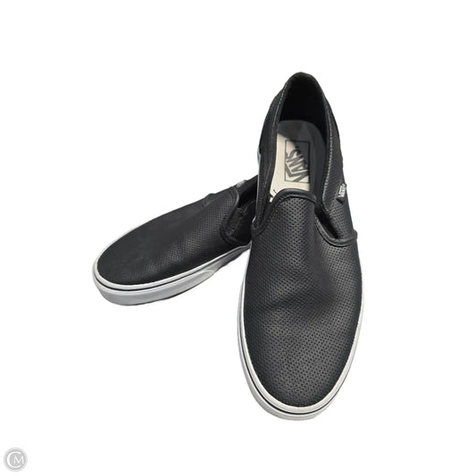 Shoes Flats By Vans In Black, Size: 11