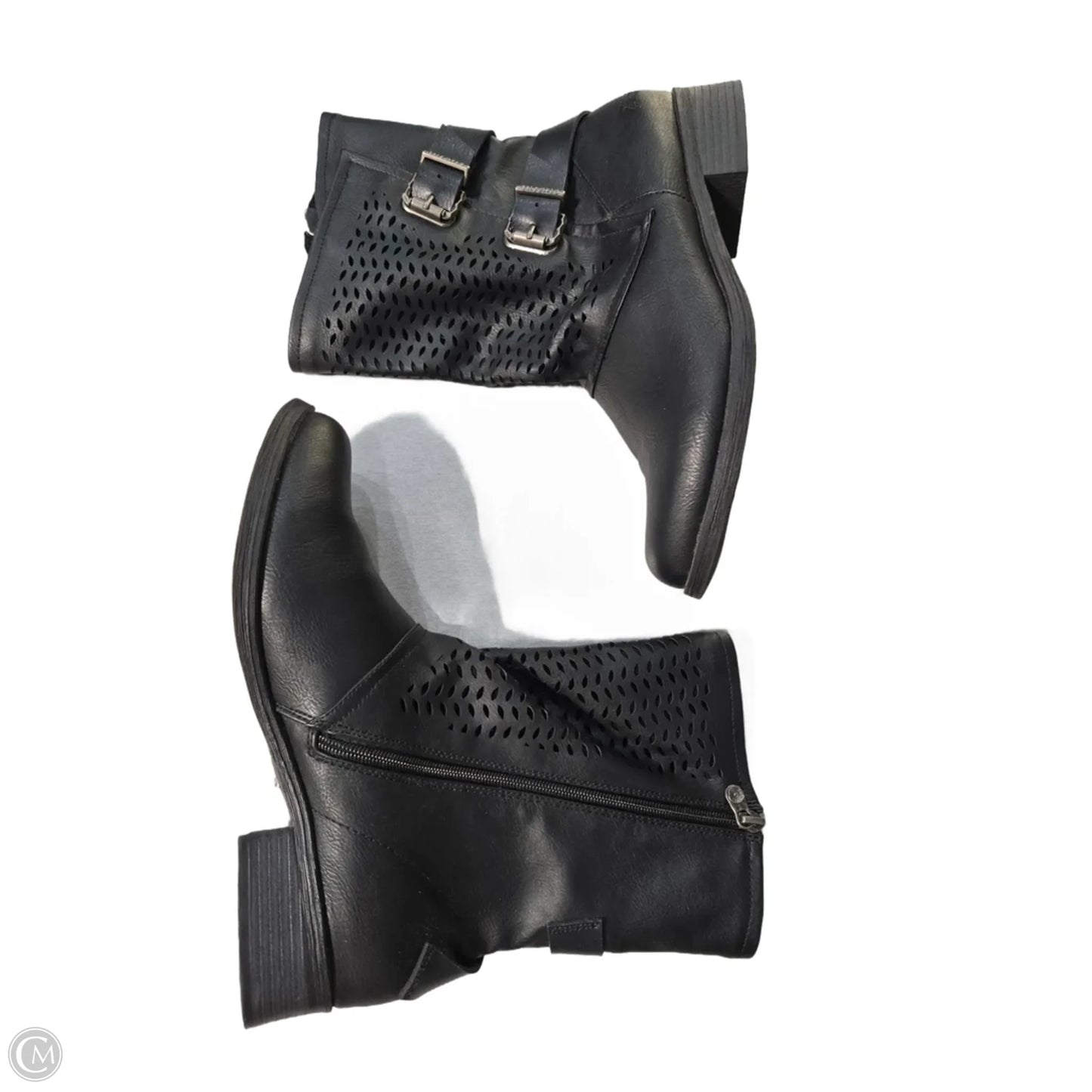 Boots Ankle Flats By Blowfish In Black, Size: 11