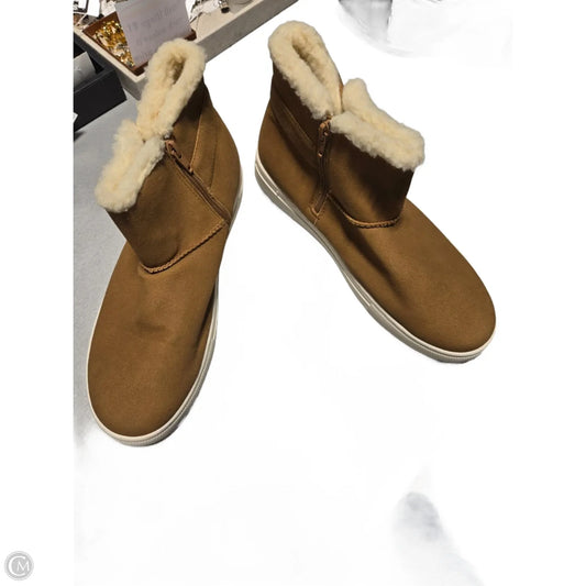 Boots Ankle Flats By Cliffs By White Mountain In Tan, Size: 11