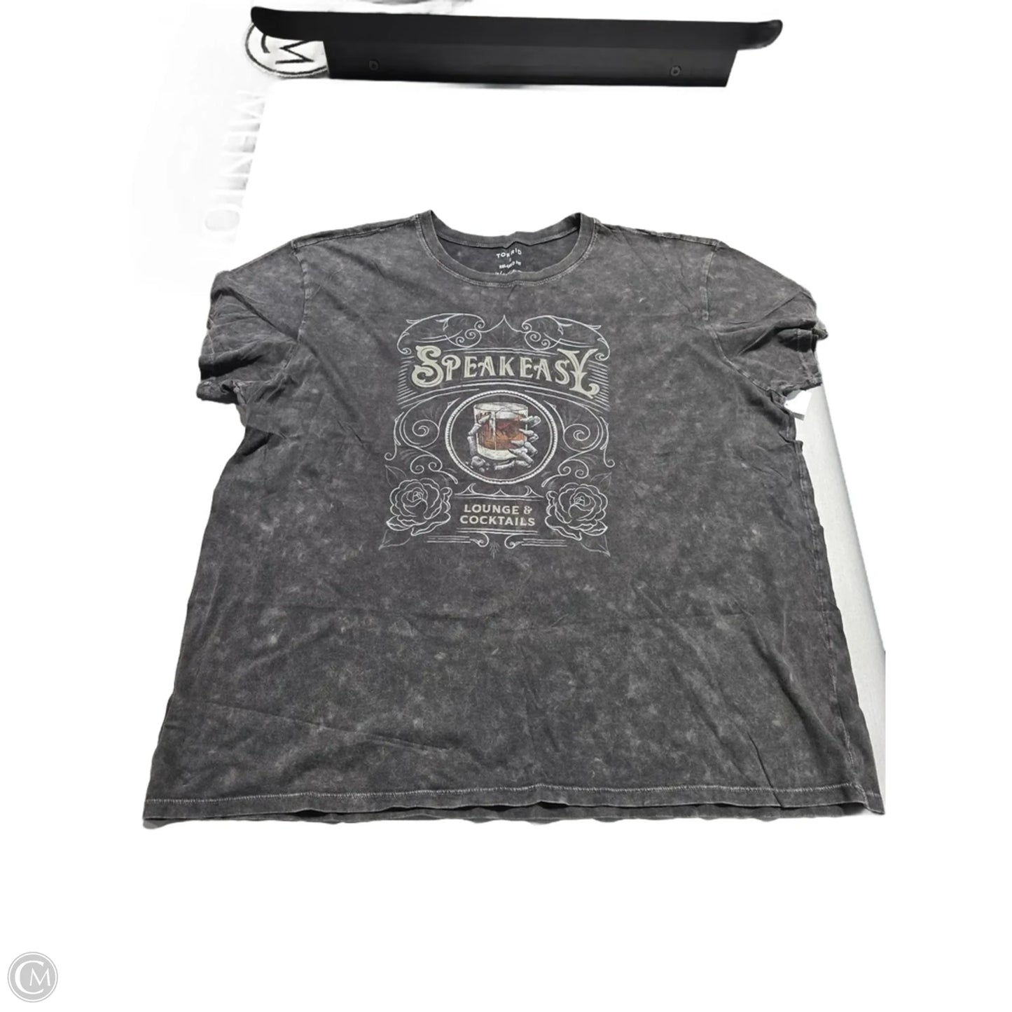 Top Short Sleeve Basic By Torrid In Grey, Size: 2x