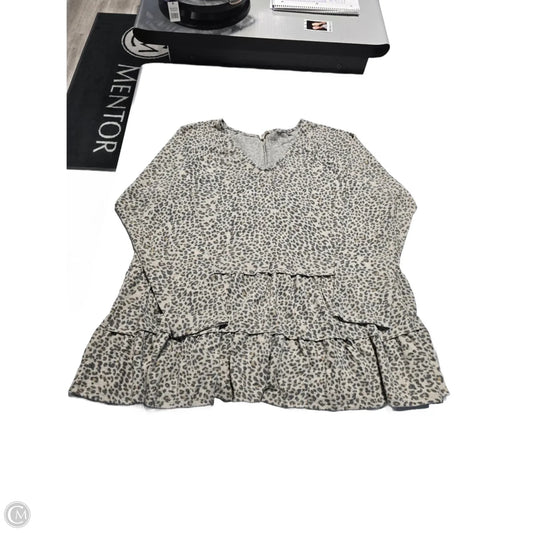 Top Long Sleeve By 143 Story In Animal Print, Size: 3x
