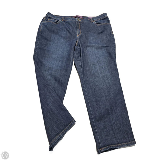 Jeans Boot Cut By Gloria Vanderbilt In Blue Denim, Size: 20