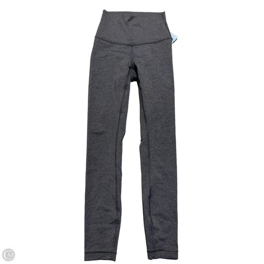 Athletic Leggings By Lululemon In Grey, Size: 2