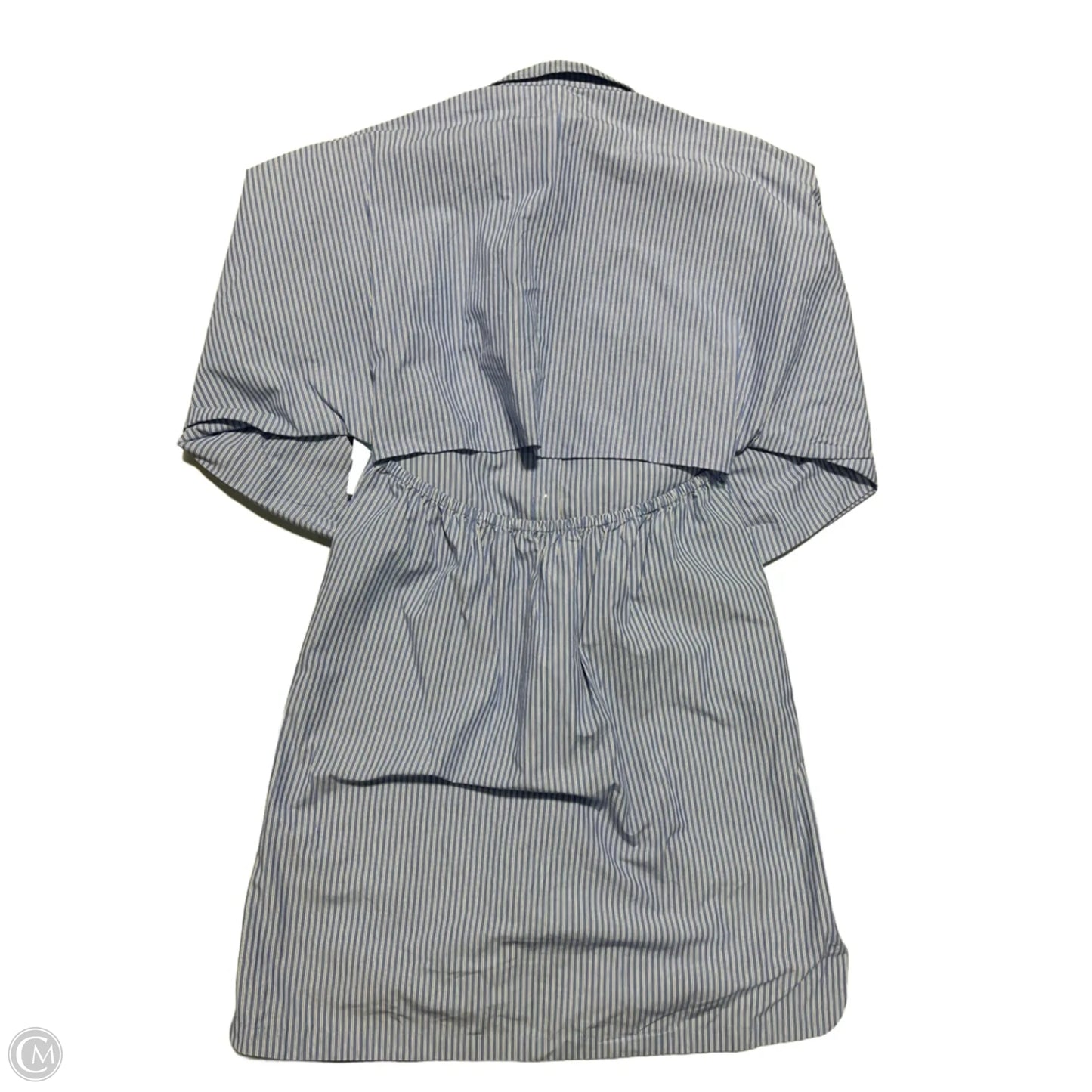 Dress Casual Short By Cmc In Blue, Size: M