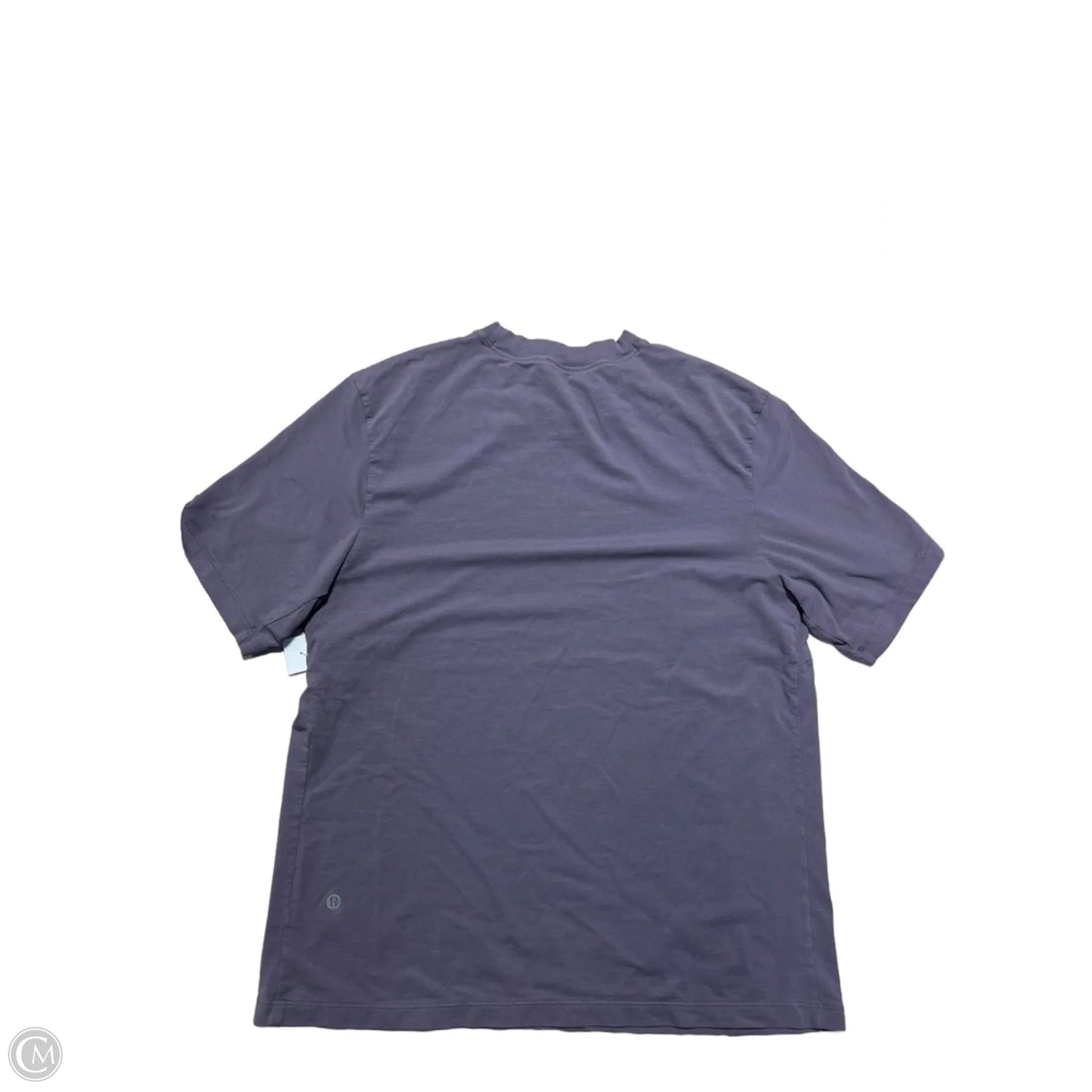 Athletic Top Short Sleeve By Lululemon In Purple, Size: M