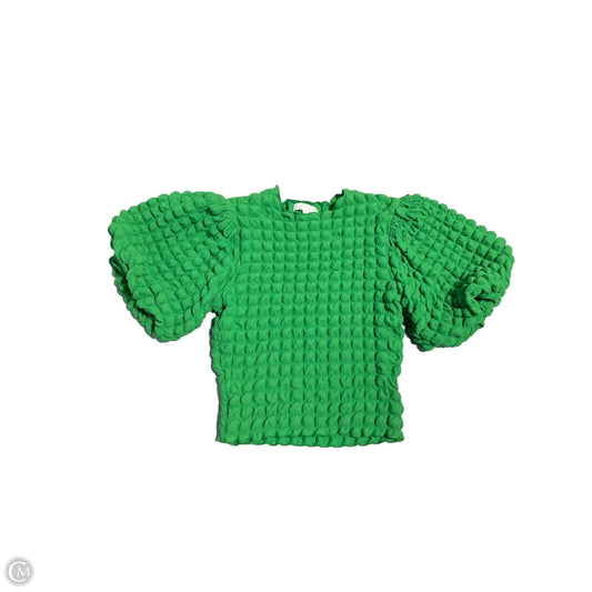 Top Short Sleeve By Eri + Ali In Green, Size: S