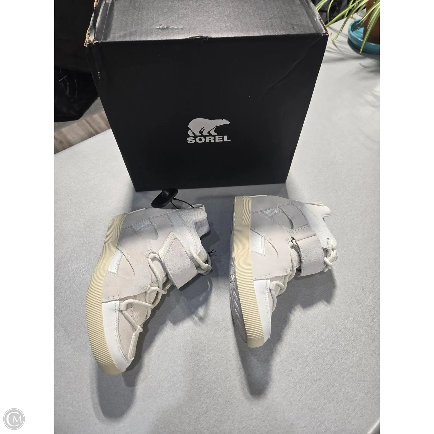 Boots Ankle Heels By Sorel In White, Size: 8.5