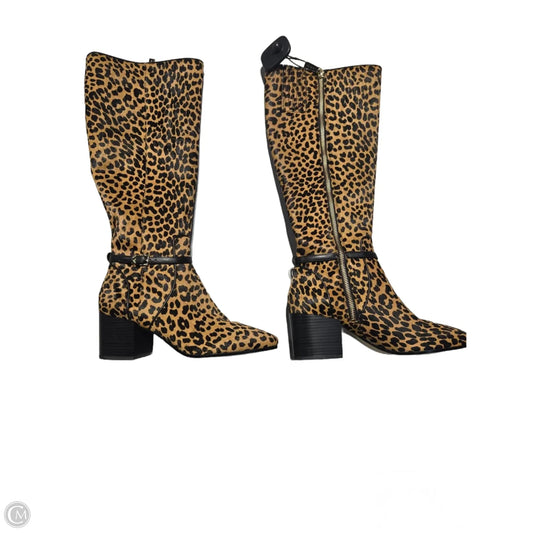 Boots Knee Flats By Michael By Michael Kors In Animal Print, Size: 8
