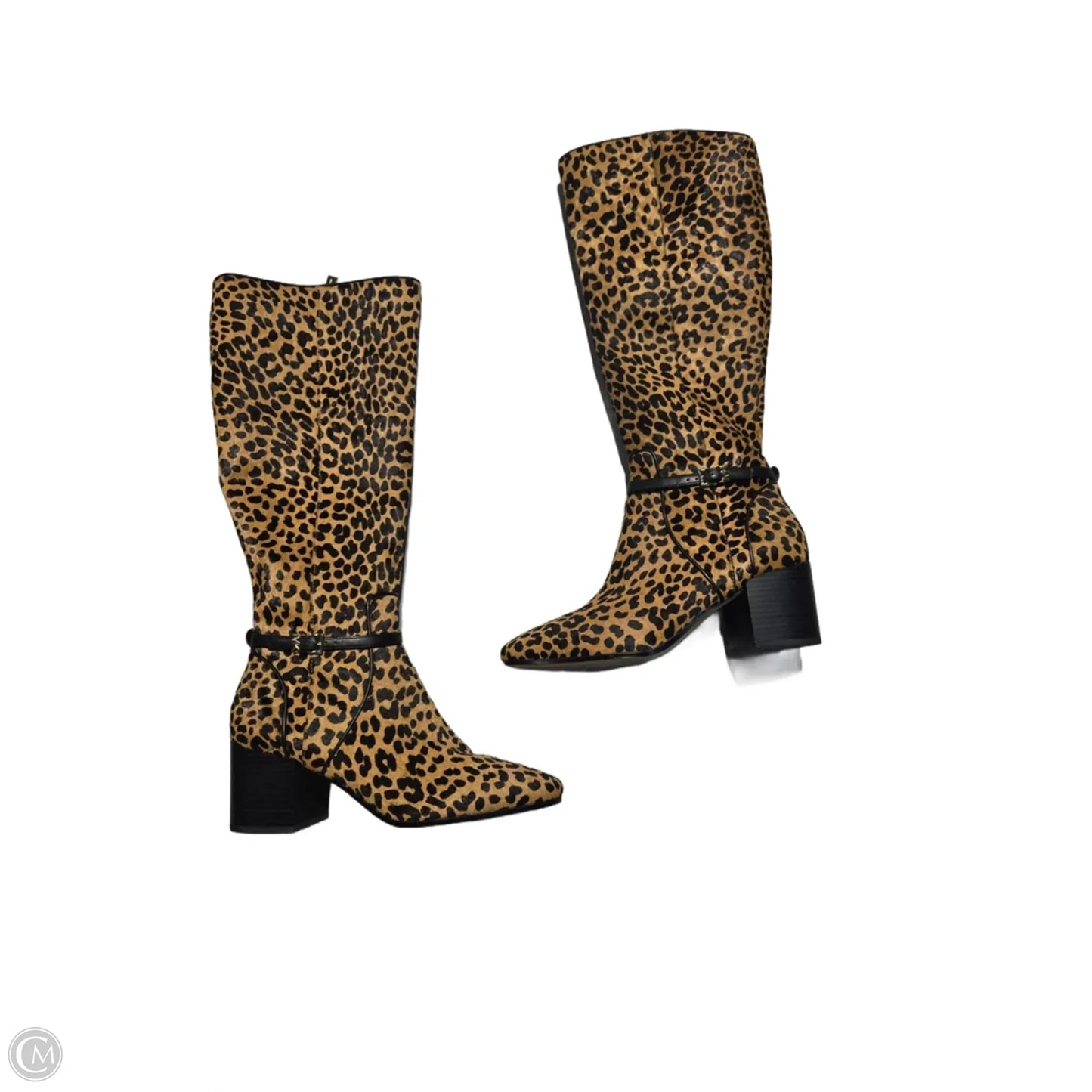 Boots Knee Flats By Michael By Michael Kors In Animal Print, Size: 8