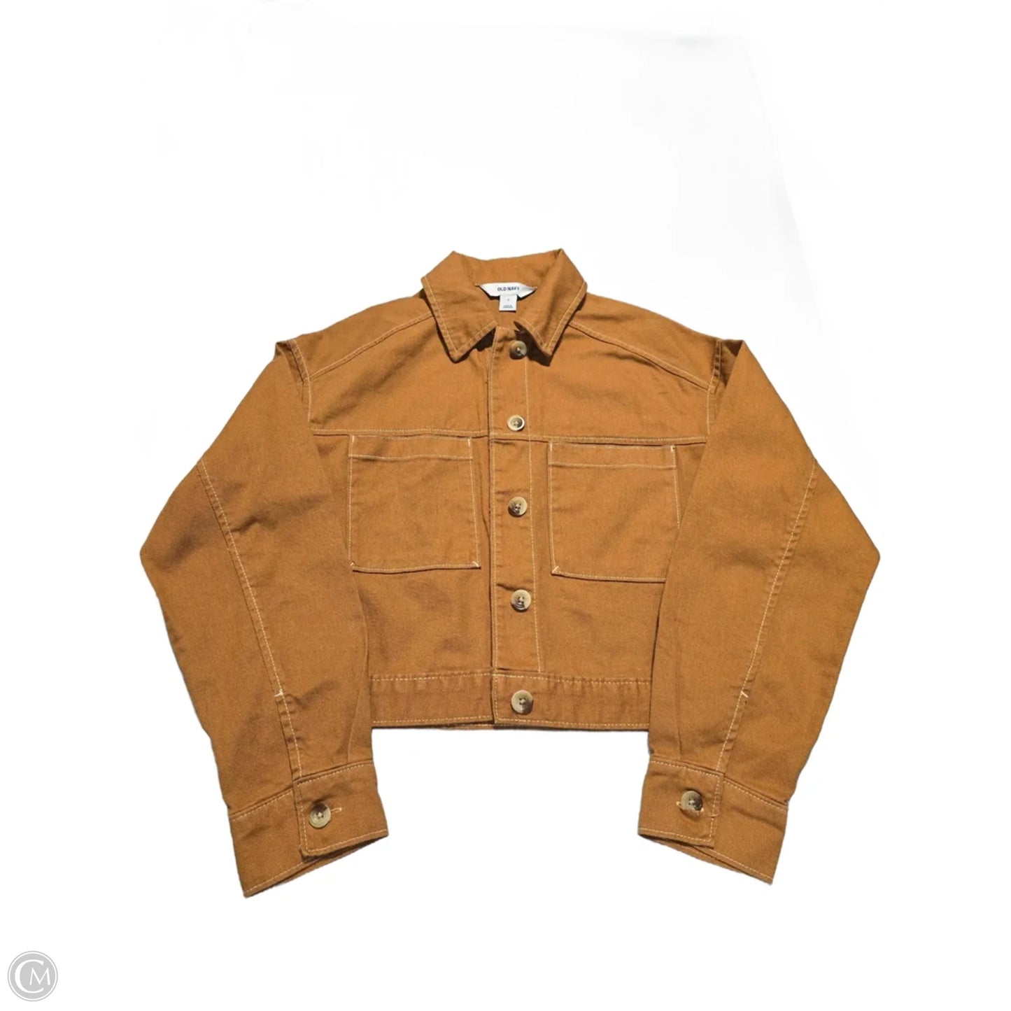 Top Long Sleeve By Old Navy In Orange, Size: S