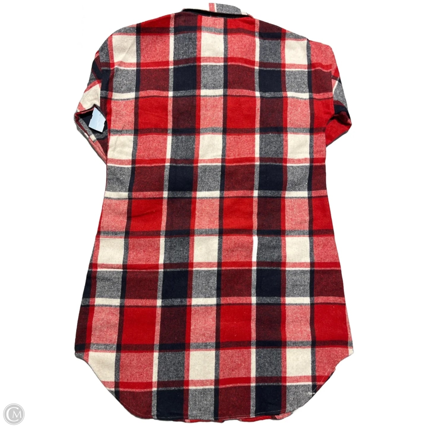 Coat Other By Cmc In Plaid Pattern, Size: M