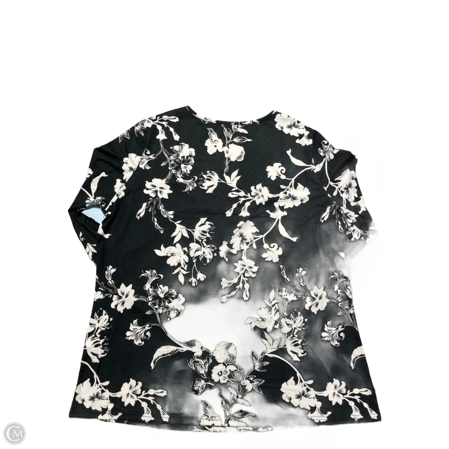 Top Long Sleeve By Cmc In Black, Size: 3x