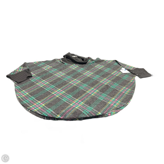 Shawl By Multiples In Plaid Pattern, Size: Xl