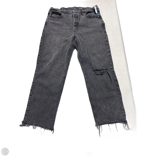 Jeans Straight By Old Navy In Black, Size: 16
