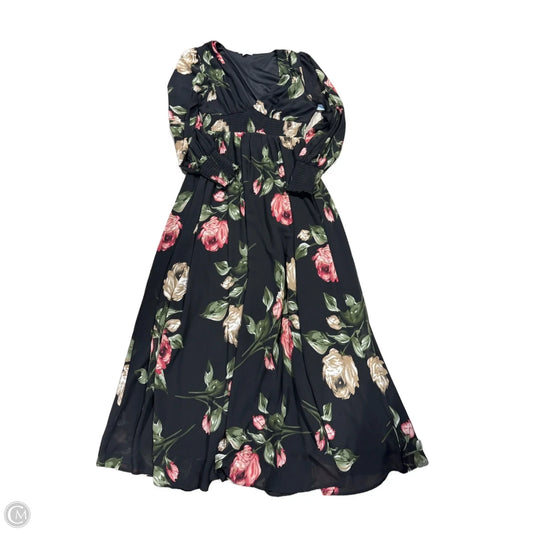 Dress Casual Maxi By Baltic Born In Floral Print, Size: L